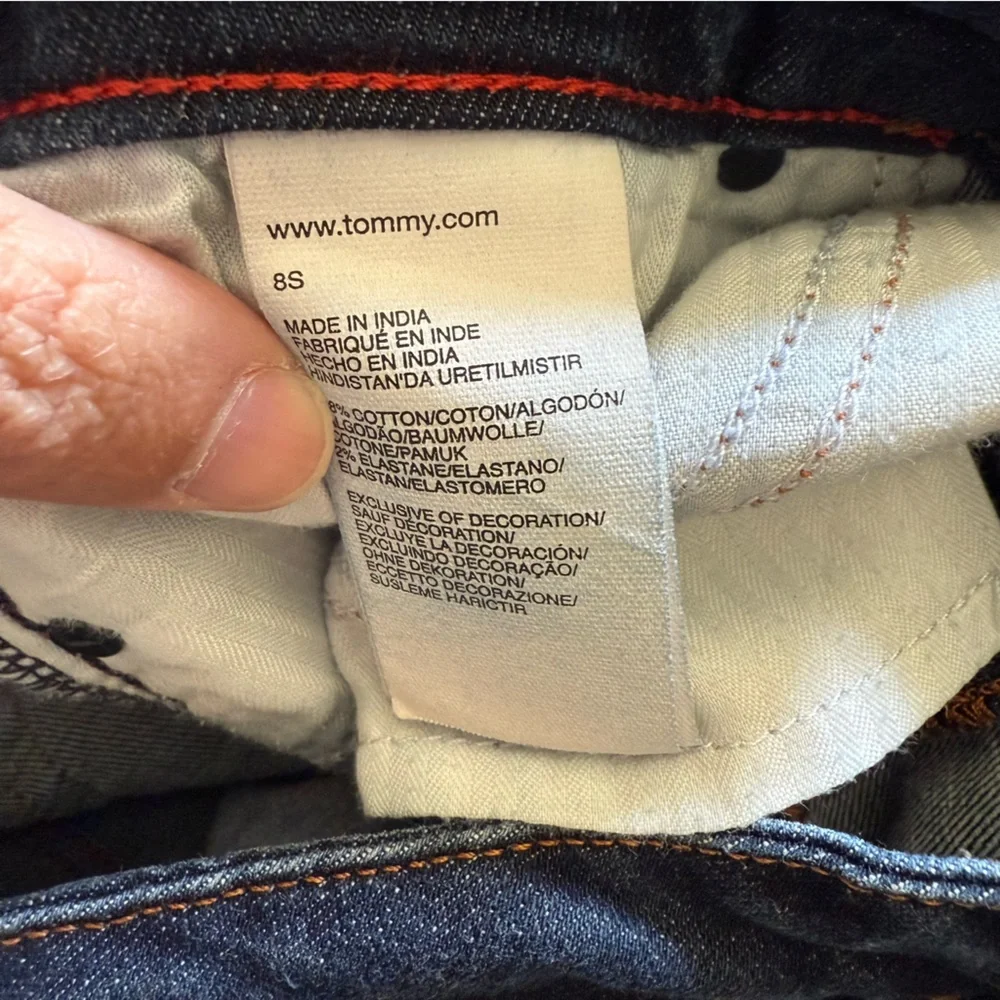 Tommy Hilfiger Women’s Jeans 8S Bootcut Blue Denim Y2K Stretch Mid Rise 28x29 - Picture 8 of 11